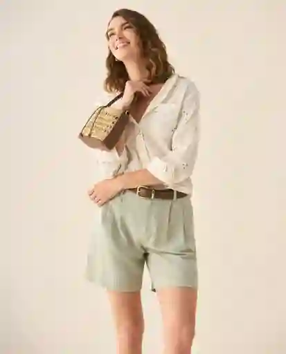 Camisa Blanco Celaje Claro Talla L 113G010 Esprit