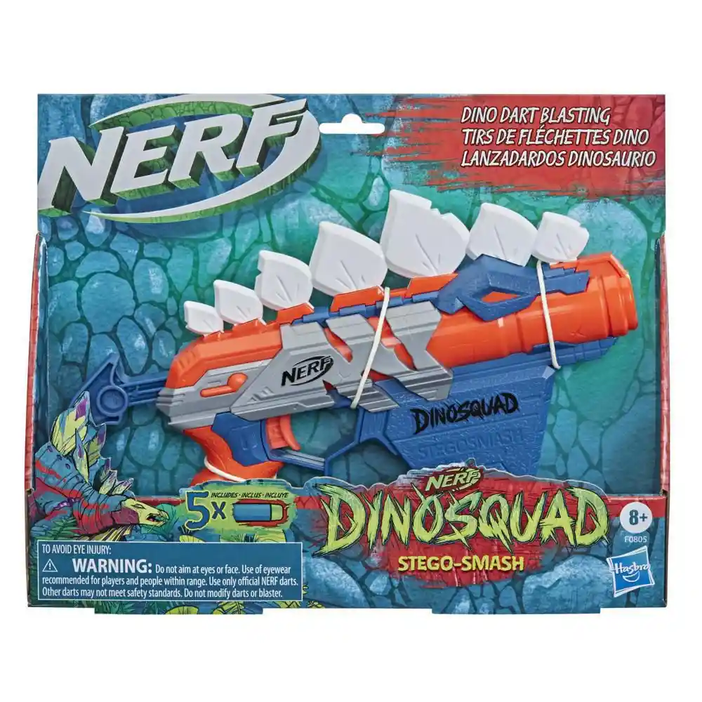 Nerf Lanzador Dino Squad Stego Smash