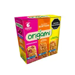 Origami Barra de Cereal Surtidas