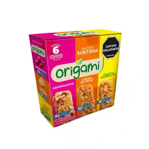 Origami Barra de Cereal Surtidas