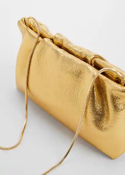 Bolso P Feria Oro Talla 99 Mujer Mango