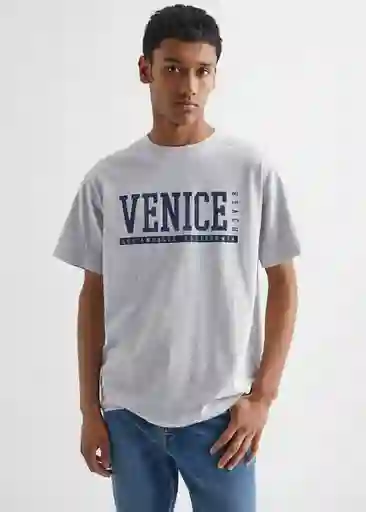 Camiseta Cannes Gris Claro Vigoré Talla 22 Mango Teen Boy Mango