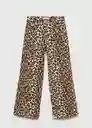 Jean Jaguar Beige Talla 34 Mujer Mango