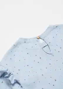 Pijama Starb Azul Talla 70 Niña Mango