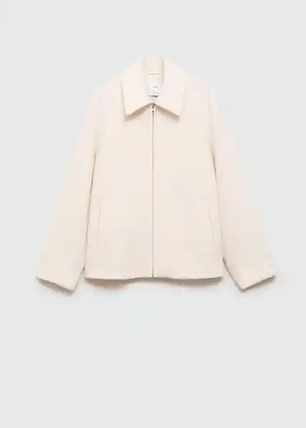 Chaqueta Poesía Crudo Talla S Mujer Mango