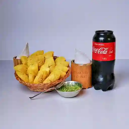 20 Empanadas + Gaseosa 1L
