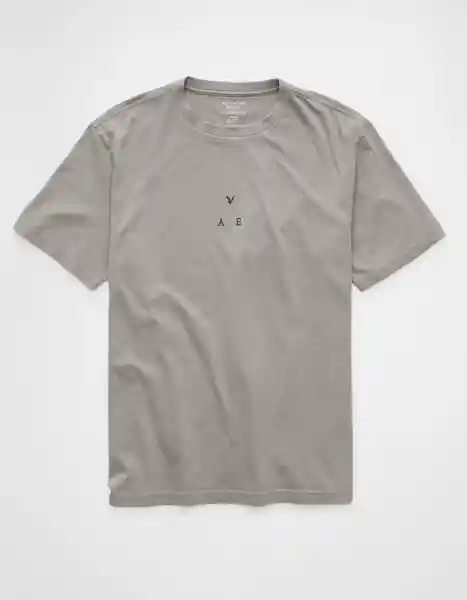 Camiseta Hombre Gris Talla: LARGE 4230020 American Eagle