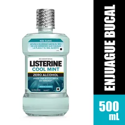 Enjuague Bucal Listerine Cool Mint Zero X 500 Ml