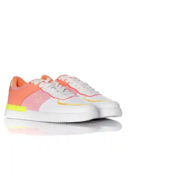 Ocean Pacific Tenis de Mujer Talla 37 Color Blanco/Rosado