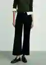 Jean Catherip Negro Talla 32 Mujer Mango