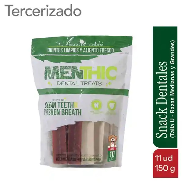 Menthic Snack Dental Para Perros Sticks