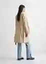 Abrigo Trench Beige Talla 19 Teen Niñas Mango