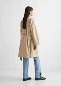 Abrigo Trench Beige Talla 19 Teen Niñas Mango