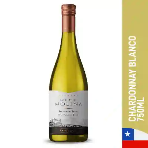 Castillo de Molina Vino Blanco Chardonnay Gran Reserva 750 ml