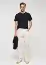 Camiseta Cherlo Navy Talla XS Hombre Mango
