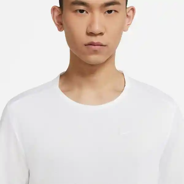Nike Camiseta M Df Rise 365 Ss Para Hombre Blanco Talla S