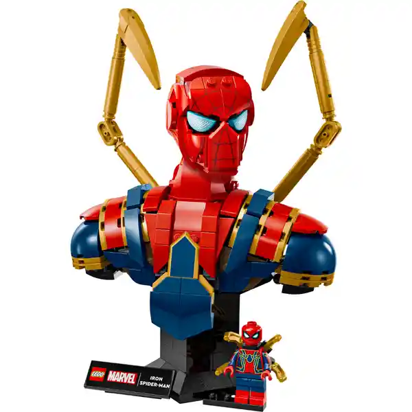 Set Construcción Busto de Iron Spider-Man Lego