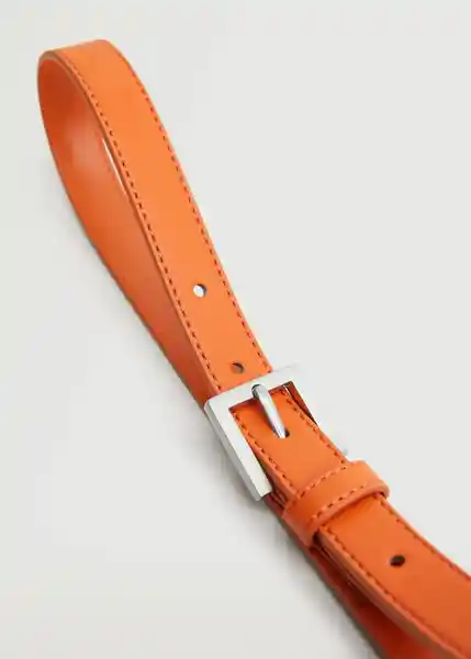 Cinturón Frenchie Naranja Talla L Mujer Mango