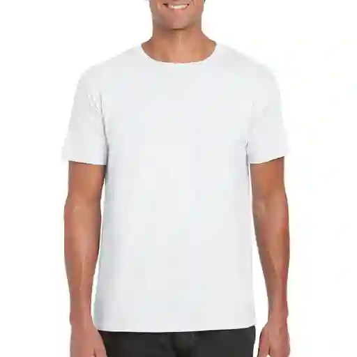 Gildan Camiseta Adulto Ring Spun su Blanco Talla M