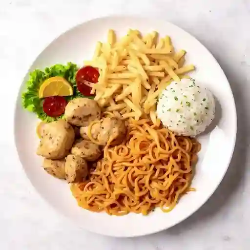 Plato Mixto Chowmein Especial