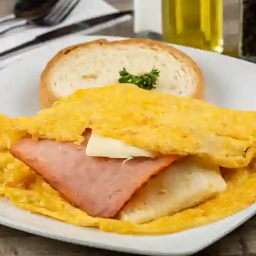 Omelette de Jamón y Queso