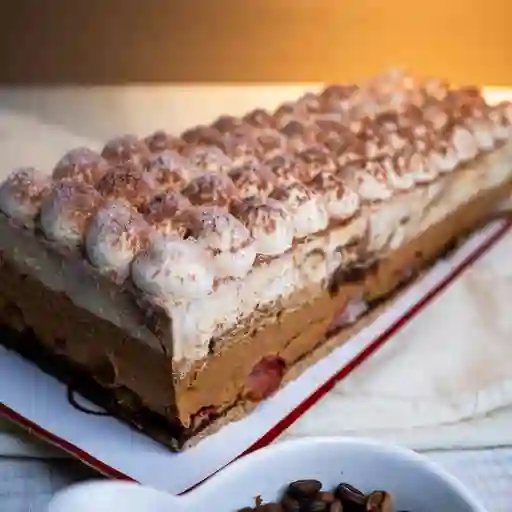 Gelato slice de tiramisú