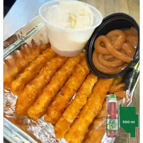 Combo Queso Costeño Frito + Mr Tea Limón 500 ml