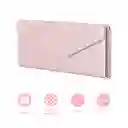 Estuche Para Lentes Plegable Triangular Rosa Miniso