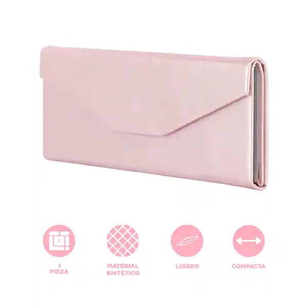 Estuche Para Lentes Plegable Triangular Rosa Miniso