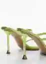 Sandalias Cake Verde Pastel Talla 39 Mujer Mango