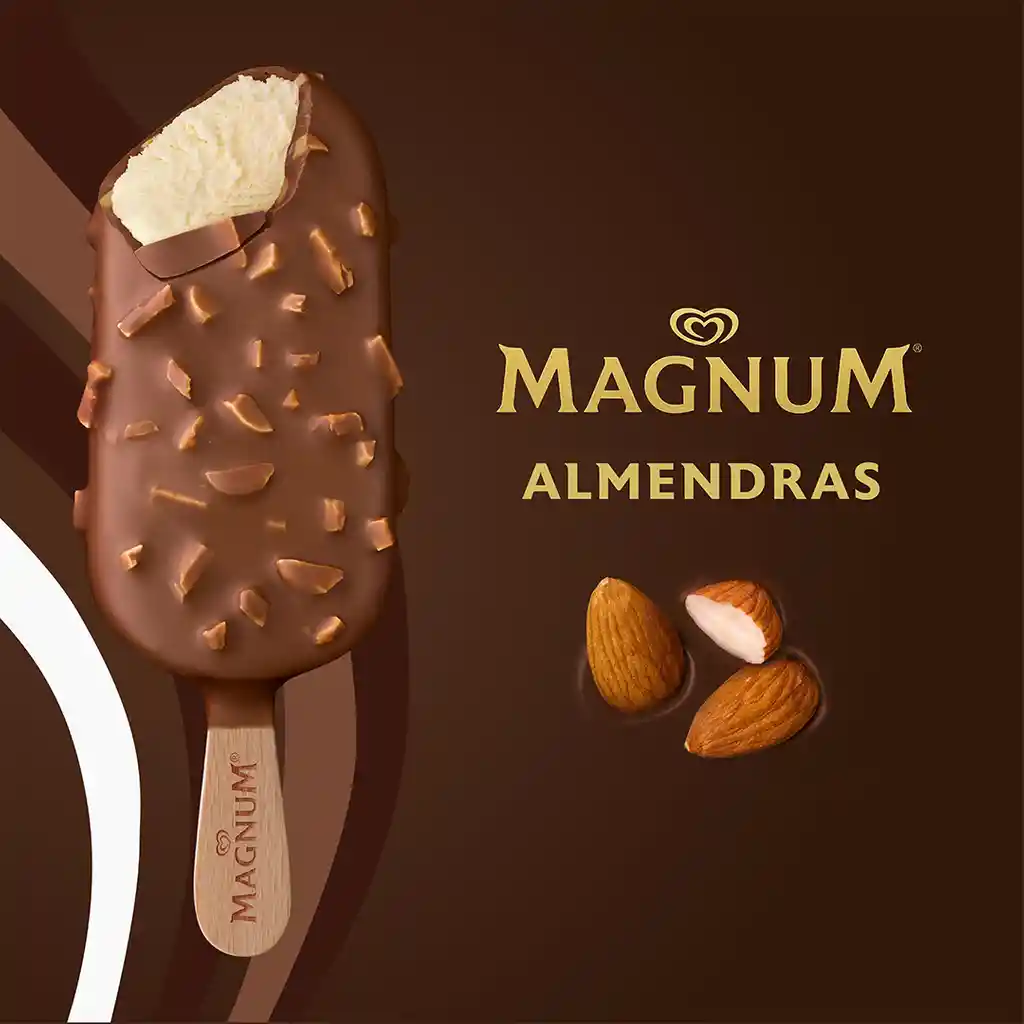 Paleta Helada Magnum Almendras