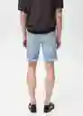 Bermuda Rock Tejano Medio Talla 42 Hombre Mango