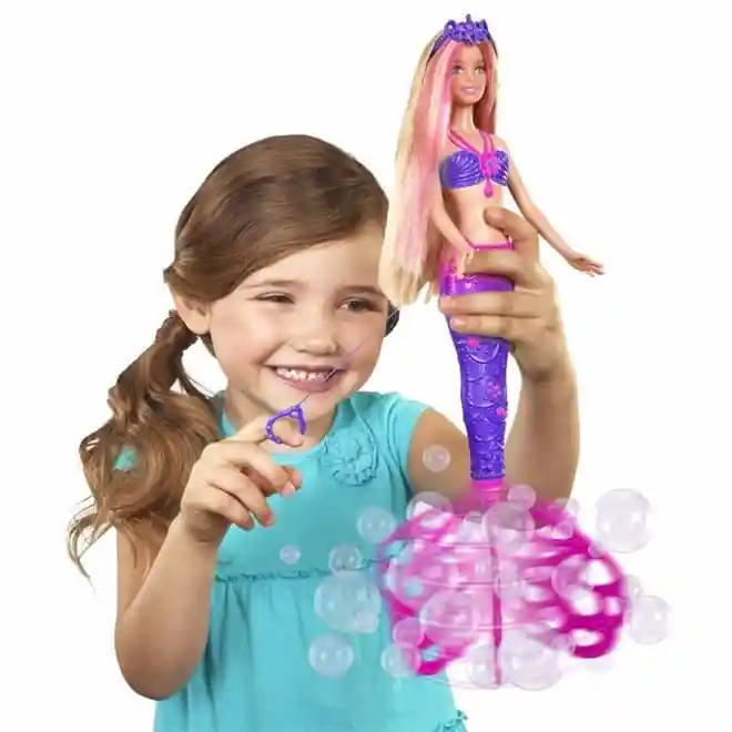 Barbie Jugete Sirena Burbujas Mñgicas Mattel Navidad 2015