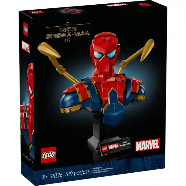 Set Construcción Busto de Iron Spider-Man Lego