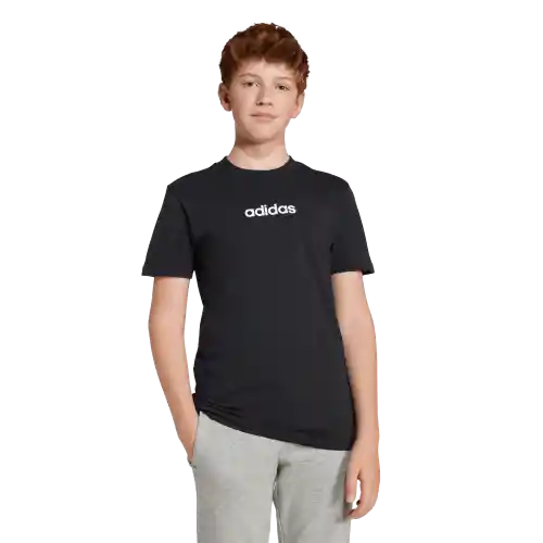 Adidas Camiseta Manga Corta Tee 160 de Niño Negro Talla L