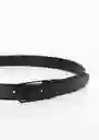 Cinturón Blacky Negro Talla 91 Hombre Mango