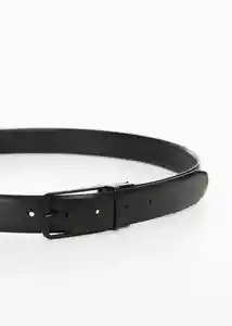 Cinturón Blacky Negro Talla 91 Hombre Mango