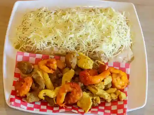 Cayeye con Camarones