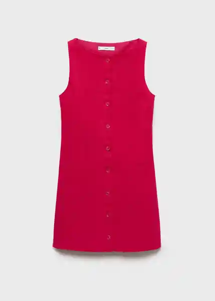 Vestido Tiko Fresa Talla XS Mujer Mango