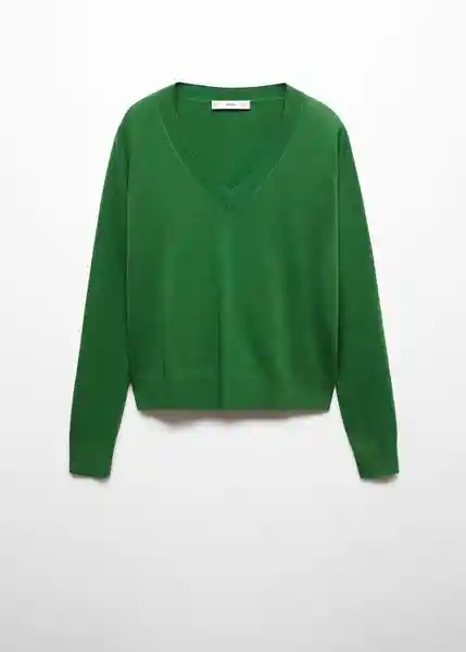 Jersey Lukav Verde Talla L Mujer Mango