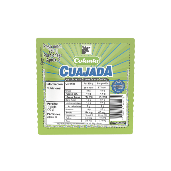 Colanta Queso Fresco Guajada 250 g