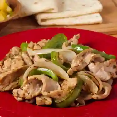 Fajitas pollo, res o cerdo 1 carne
