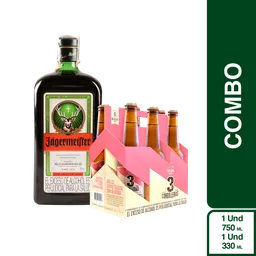 Combo 3 Cordilleras Rosada + Jägermeister Licor de Hierbas