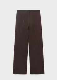Pantalón Brin Marrón Talla L Mujer Mango