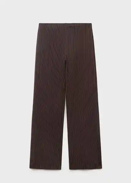 Pantalón Brin Marrón Talla L Mujer Mango