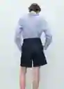 Bermuda Marina Tejano Soft Talla 36 Mujer Mango