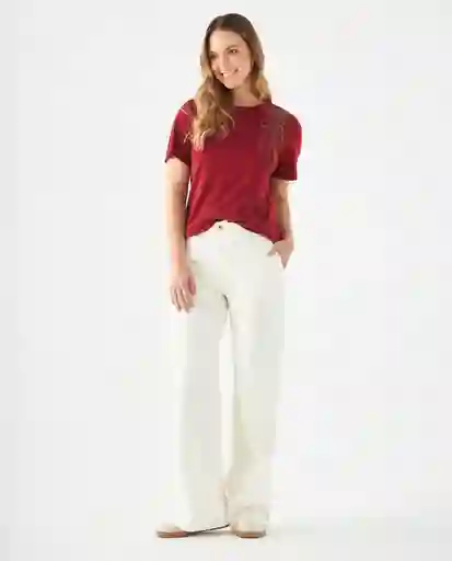 Pantalón Blanco Puro Claro Talla 14 639F021 Esprit