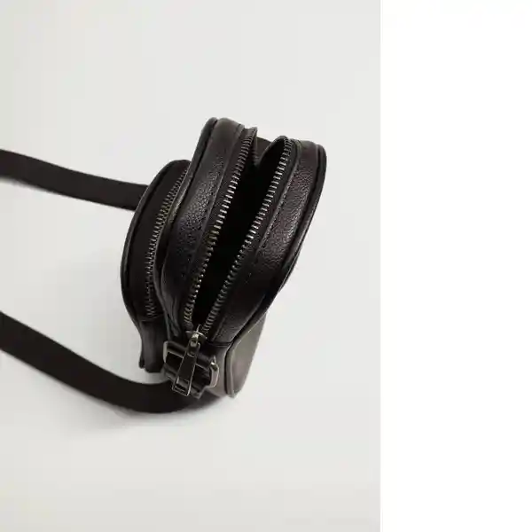 Bolso Hombre Negro Mango