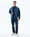 Camiseta Hombre Azul Talla S 800G001_AZU194023 Americanino