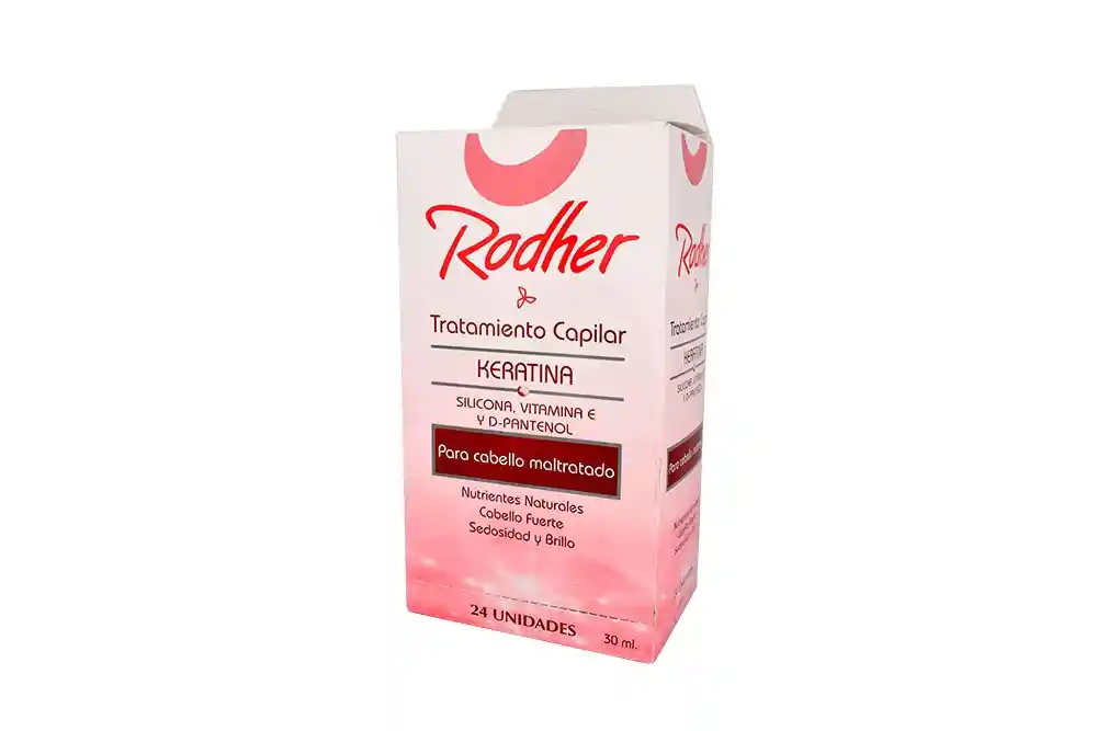 Rodher Tratamiento Capilar Cabello Maltratado x 24 Unidades